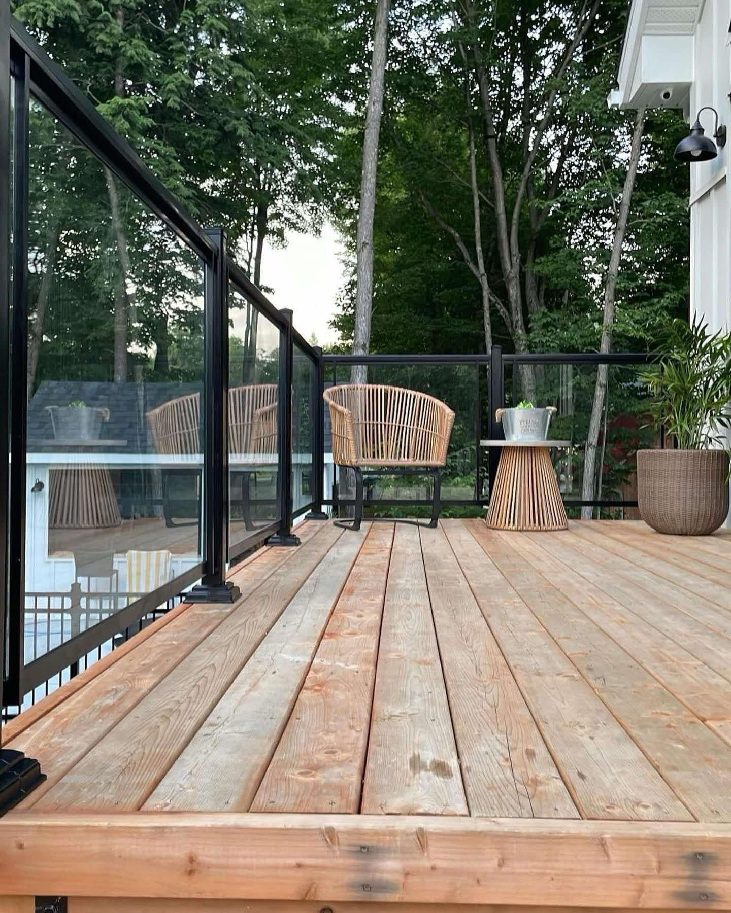 clotures et verres concept