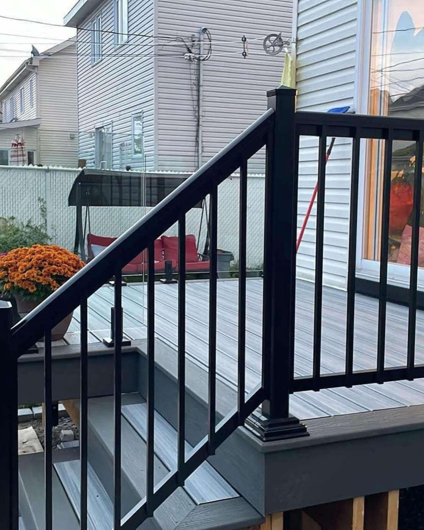 clotures et verres concept