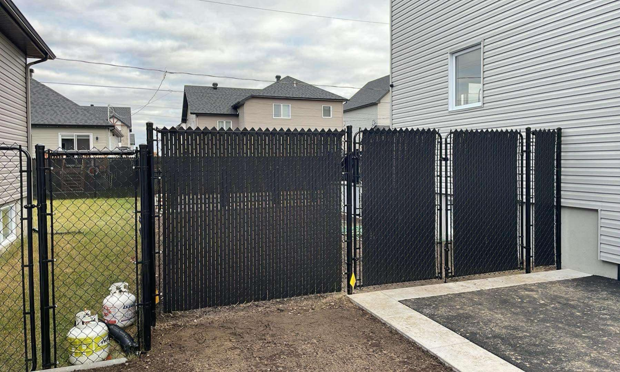 clotures et verres concept