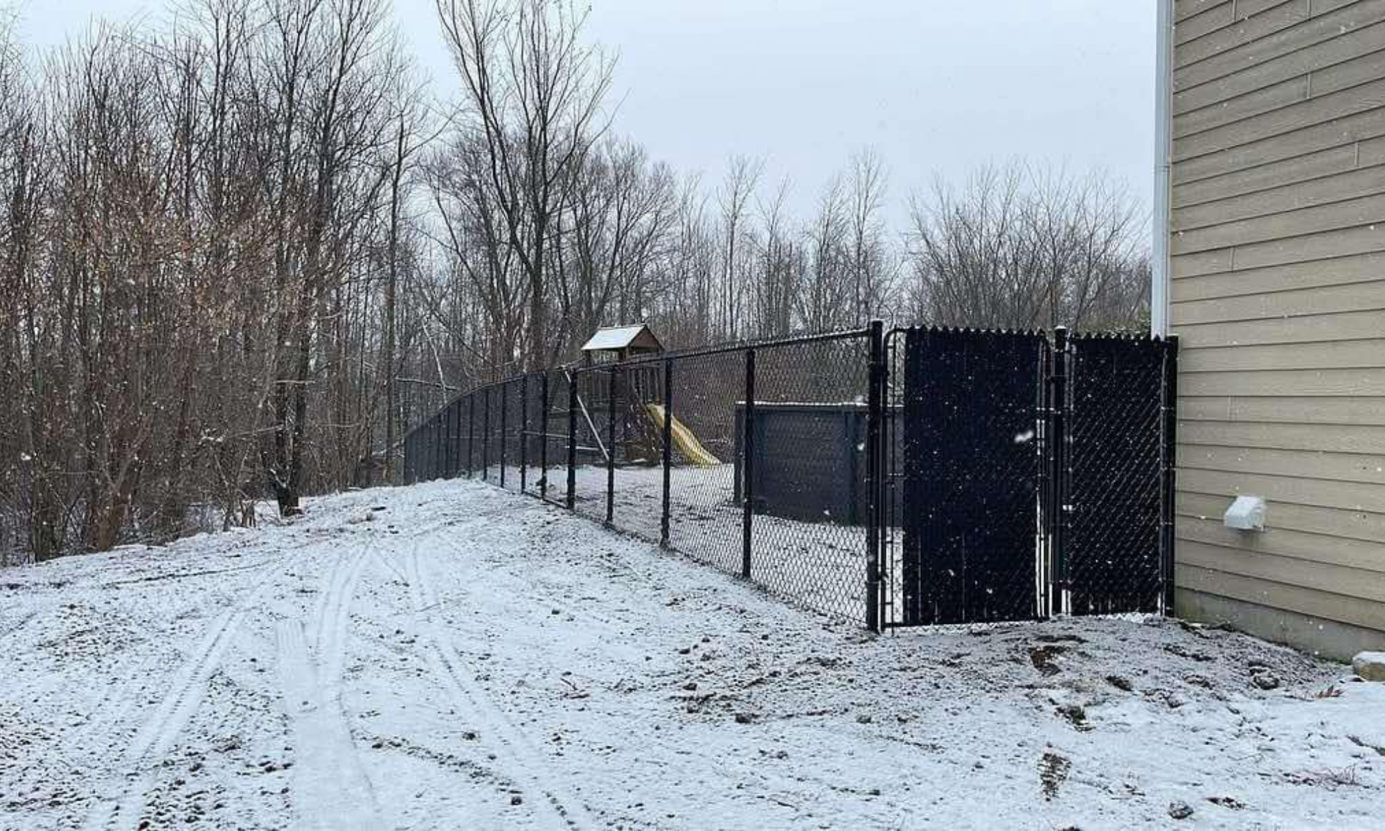 clotures et verres concept