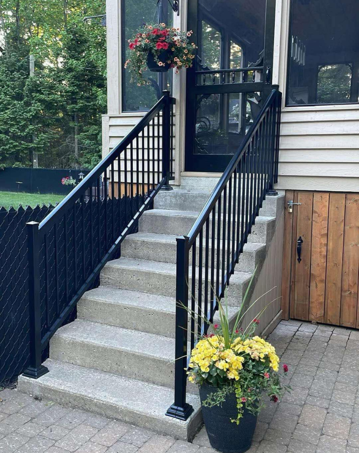 Clôture et verres concept