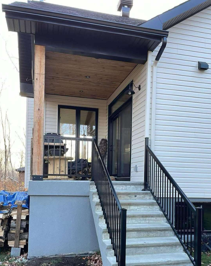 Clôture et verres concept